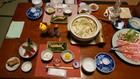夕食は個室でまったり