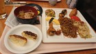 バイキングでお腹一杯に