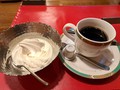 自家製珈琲とソフトクリーム